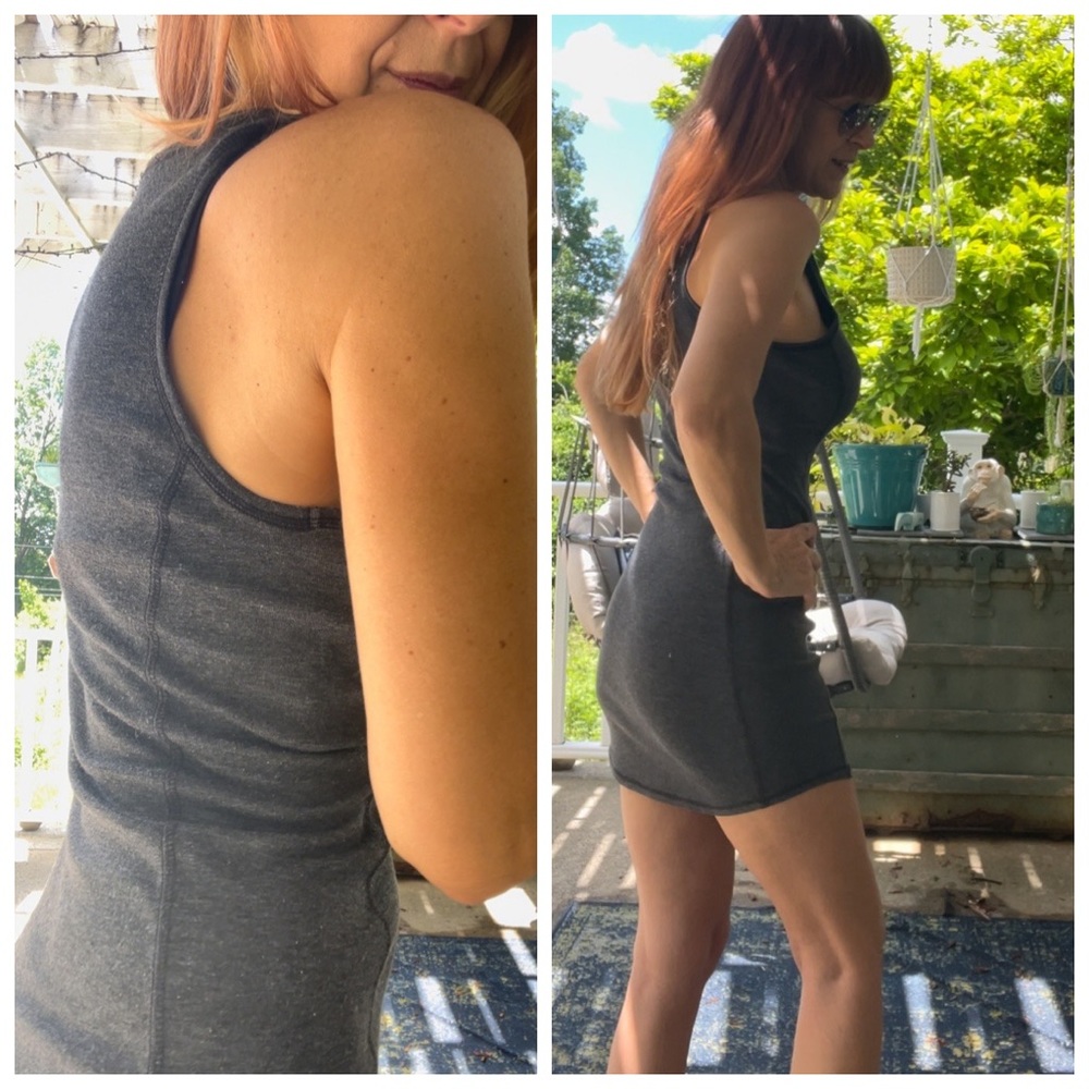 Gray Tank Racerback Dress - Picture 14 of 16